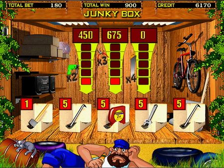 Junky Box бонус игра